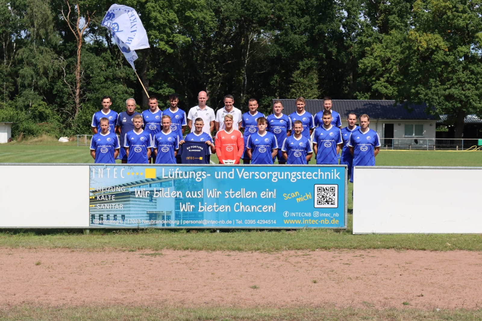 Fußballverein SV Fortuna Blankensee -Intec Sponsor